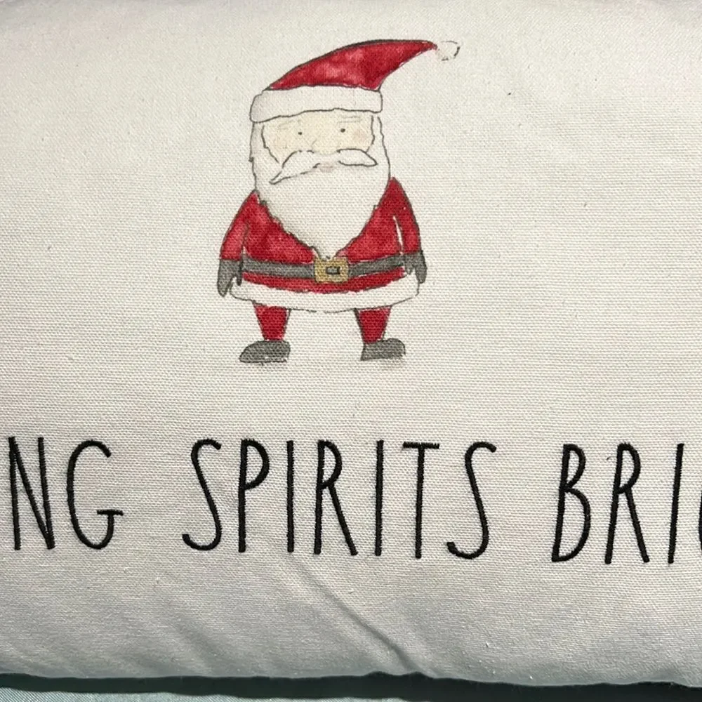Rae Dunn‎ Making Spirits Bright Christmas Pillow